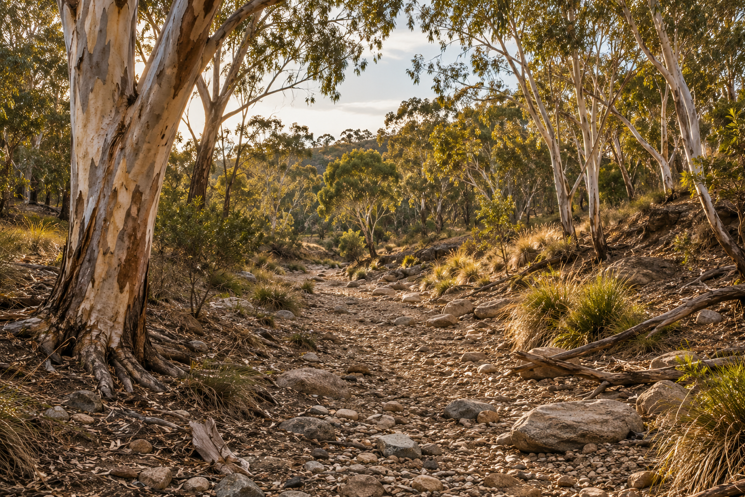 Created image of our dry creek